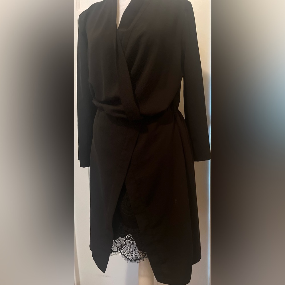 NSR Elegant Black Long Sleeve Dress